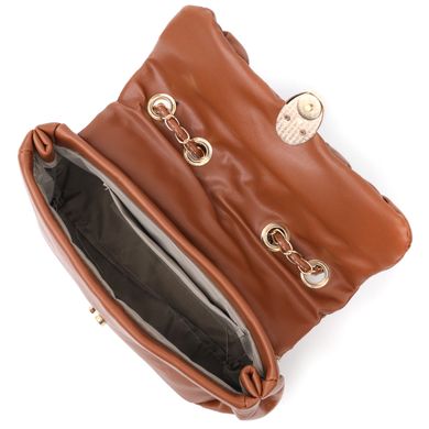 Оригінальна жіноча сумка із еко-шкіри Vintage 18711 Коричневий