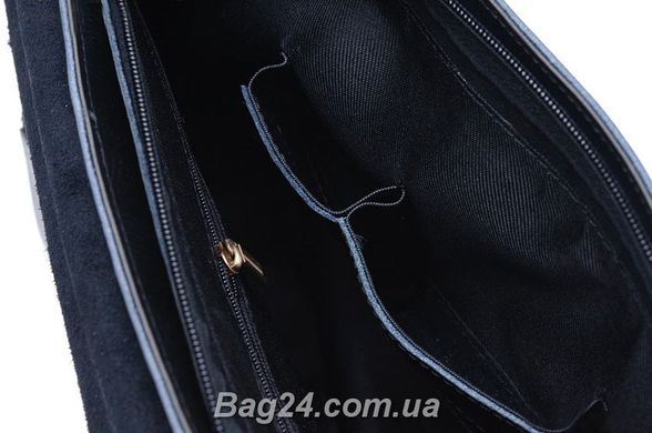 Горизонтальная кожаная мужская сумка Bally 15003, Черный