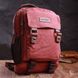 Стильний текстильний рюкзак з ущільненою спинкою та відділенням для планшета Vintage 22170 Бордовий