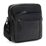 Мужская кожаная сумка Borsa Leather K12333-black фото