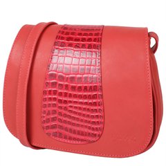 Женская кожаная сумка LASKARA (ЛАСКАРА) LK-DD217-red-croco Красный