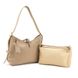 Елегантная женская кожаная сумка Olivia Leather B24-W-619B Бежевый