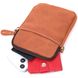 Вертикальная сумка для мужчин из натуральной винтажной кожи Vintage sale_15052 Рыжий