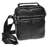 Мужская кожаная сумка Keizer K13657-black фото