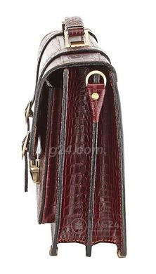 Надежный кожаный мужской портфель ручной работы Manufatto