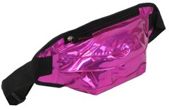 Голограмная сумка на пояс из кожзаменителя Loren SS112 розовая