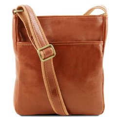 JASON - Мужская кожаная сумка через плечо Tuscany Leather TL141300 (Мед)