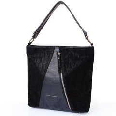 Жіноча сумка з якісного шкірозамінника LASKARA (Ласкара) LK10196-black Чорний