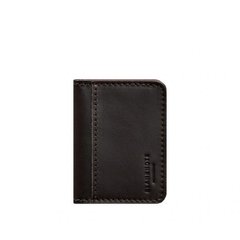 Натуральная кожаная обложка для ID-паспорта и водительских прав 4.0 коричневая Blanknote BN-KK-4-choko