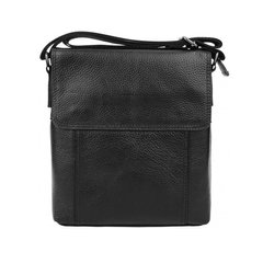 Чоловіча шкіряна сумка Borsa Leather 1t8153m-black