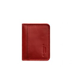 Женская кожаная обложка для ID-паспорта и водительских прав 4.0 красная Blanknote BN-KK-4-red