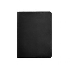 Натуральная кожаная обложка для блокнота 6.0 (софт-бук) черная Краст Blanknote BN-SB-6-g