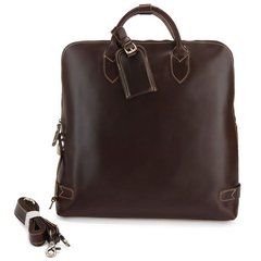 Кожаная сумка коричневого цвета 14145