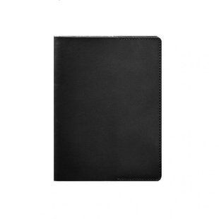 Натуральная кожаная обложка для блокнота 6.0 (софт-бук) черная Краст Blanknote BN-SB-6-g