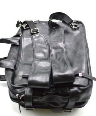 Чоловіча шкіряна сумка-рюкзак GA-7014-3md TARWA Чорний
