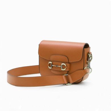Женская маленькая сумочка на широком ремешке Firenze ItalyF-IT-061C Коричневый