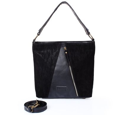 Жіноча сумка з якісного шкірозамінника LASKARA (Ласкара) LK10196-black Чорний