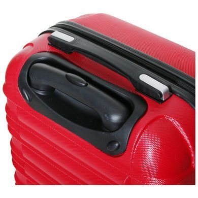 Маленький чемодан для ручной клади Vip Collection Nevada красный 30л пластик ABS (N 18 Red) vcN.18.Red