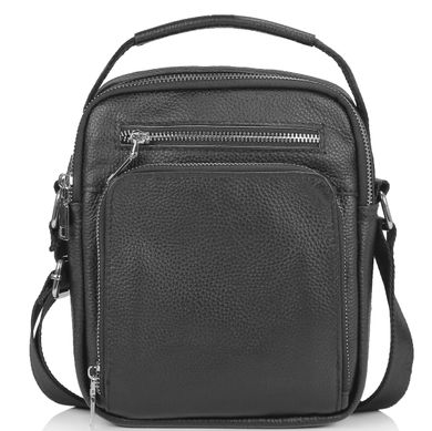 Чоловіча сумка через плече з ручкою Tiding Bag NM23-2304A Чорний