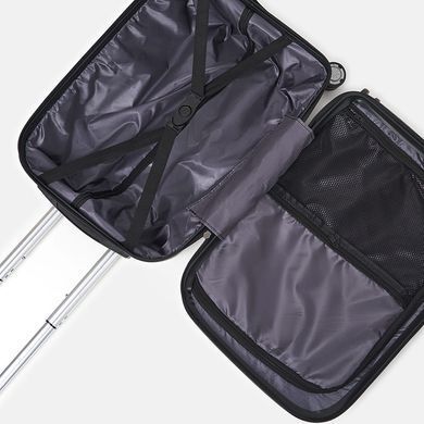 Валіза маленька 4 колеса Ricco Grande T15002silver-M