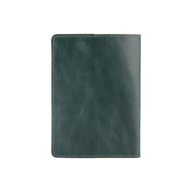Зеленая Обложка для паспорта с натуральной кожи з