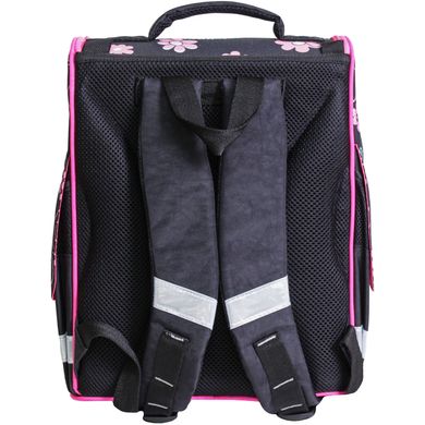 Рюкзак школьный каркасный с фонариками Bagland Успех 12 л. черный 406 (00551703) 80213821