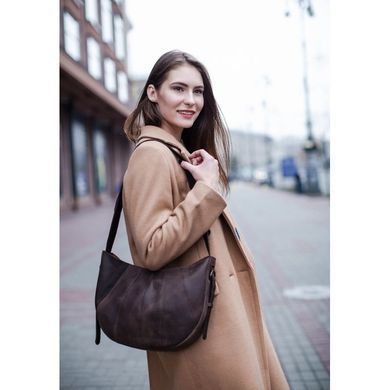 Сумка Круассан орех - коричневая Blanknote BN-BAG-12-o