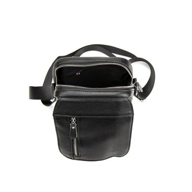 Мужская кожаная сумка через плечо Tiding Bag M56-2051A Черный
