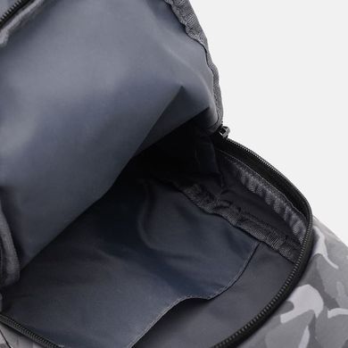 Мужской средний текстильный рюкзак через плечо Monsen C1066gr серого цвета для городских прогулок