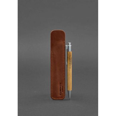 Натуральний шкіряний чохол для ручок 2.0 світло-коричневий Crazy Horse Blanknote BN-CR-2-k-kr