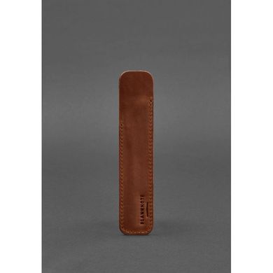 Натуральный кожаный чехол для ручек 2.0 светло-коричневый Crazy Horse Blanknote BN-CR-2-k-kr