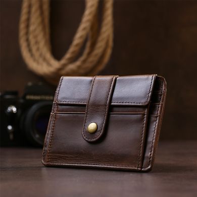 Кожаний чоловічий гаманець Vintage 20485 Коричневий