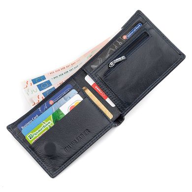 Мужской кошелек ST Leather 18351 (ST-1) компактный Синий