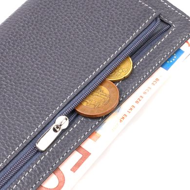Місткий гаманець для жінок з натуральної шкіри CANPELLINI 21821 Сірий