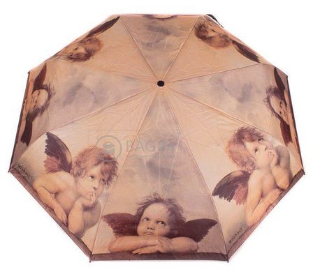 Светлый женский зонт автомат DOPPLER DOP74457R, Бежевый