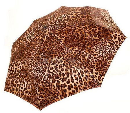 Зонт для женщин рацветки под леопард DOPPLER DOP744765-W-1, Коричневый