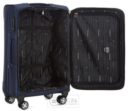 Чудова валіза на 4-х колесах WITTCHEN 56-3-352-9, Синій