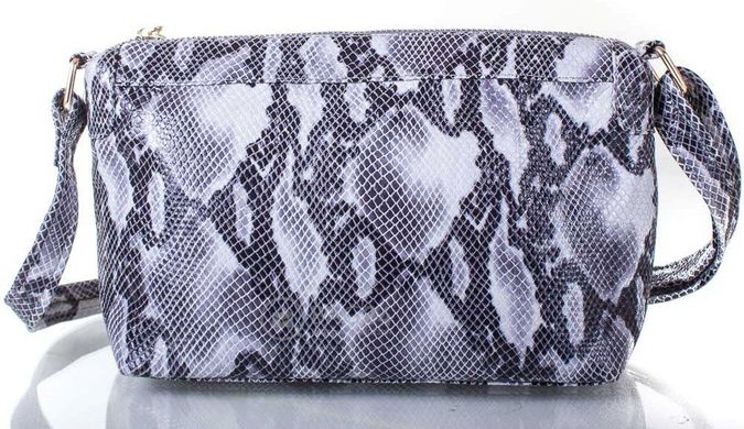 Небольшая кожаная сумка-клатч для современных женщин VALENTA VBE6081168-grey, Серый