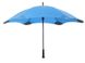 Протиштормова парасолька-тростина жіноча механічна з великим куполом BLUNT (Блант) Bl-classic-blue Блакитна