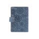 Кожаное портмоне для паспорта / ID документов HiArt PB-02/1 Shabby Lagoon "Mehendi Art"