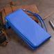 Гаманець-клатч зі шкіри з кишенею для мобільного ST Leather 19312 Синій