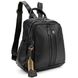Шкіряний жіночий рюкзак на два відділи Olivia Leather A25F-FL-8815A Чорний
