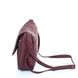 Женская кожаная сумка-почтальонка TUNONA (ТУНОНА) SK2416-17 Бордовый