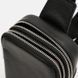 Женский кожаный рюкзак через плечо Borsa Leather K17107bl-black