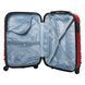 Маленький чемодан для ручной клади Vip Collection Nevada красный 30л пластик ABS (N 18 Red) vcN.18.Red