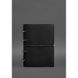 Натуральный кожаный блокнот А4 на кольцах (софт-бук) 9.0 в мягкой обложке черный краст Blanknote BN-SB-9-A4-soft-g