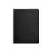 Натуральная кожаная обложка для блокнота 6.0 (софт-бук) черная Краст Blanknote BN-SB-6-g