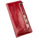 Бумажник женский вертикальный из кожи алькор SHVIGEL 16203 Красный