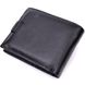 Горизонтальний чоловічий гаманець із натуральної шкіри ST Leather 22443 Чорний