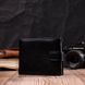 Горизонтальный мужской бумажник из натуральной кожи ST Leather 22443 Черный